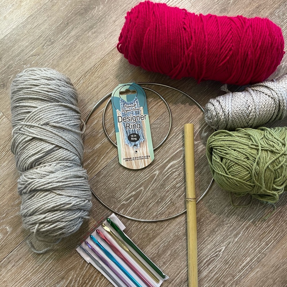 Macrame/crochet accessories